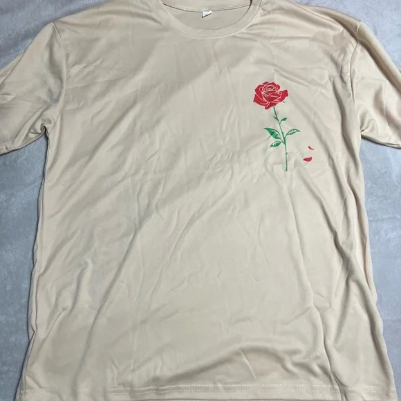 Shirts | Mens Vintage Rose Print Casual Short Sleeve Shirt | Poshmark